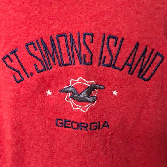 St Simmons Island embroidered tee - Picture 2 of 2